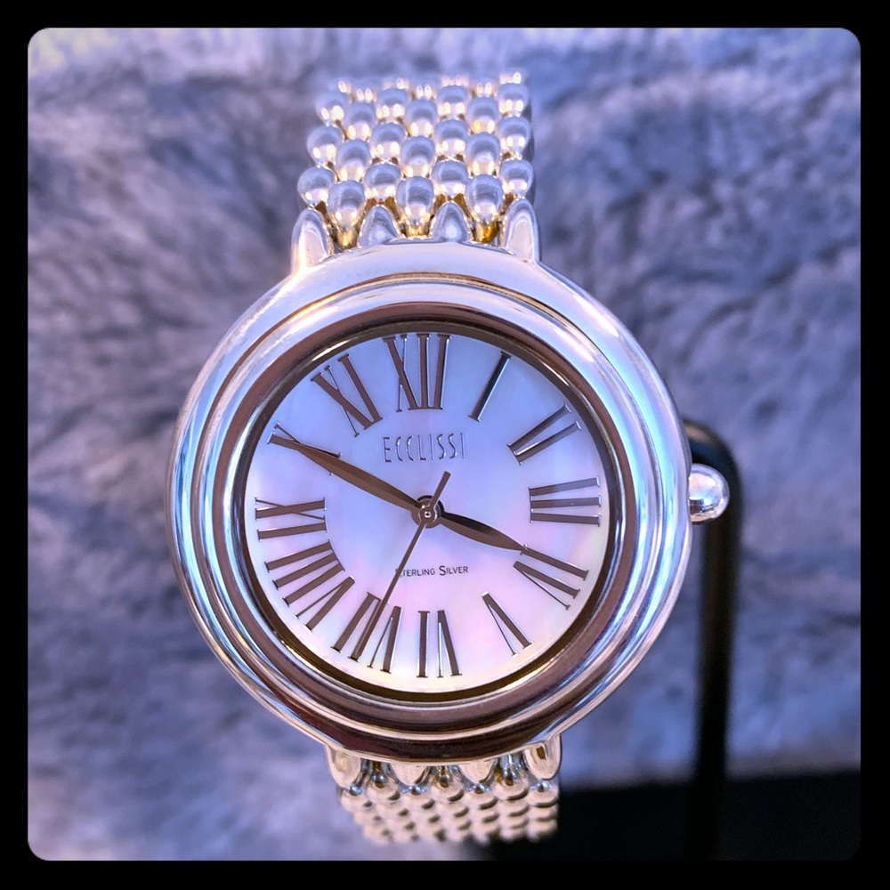 Eclissi Sterling Silver Watch